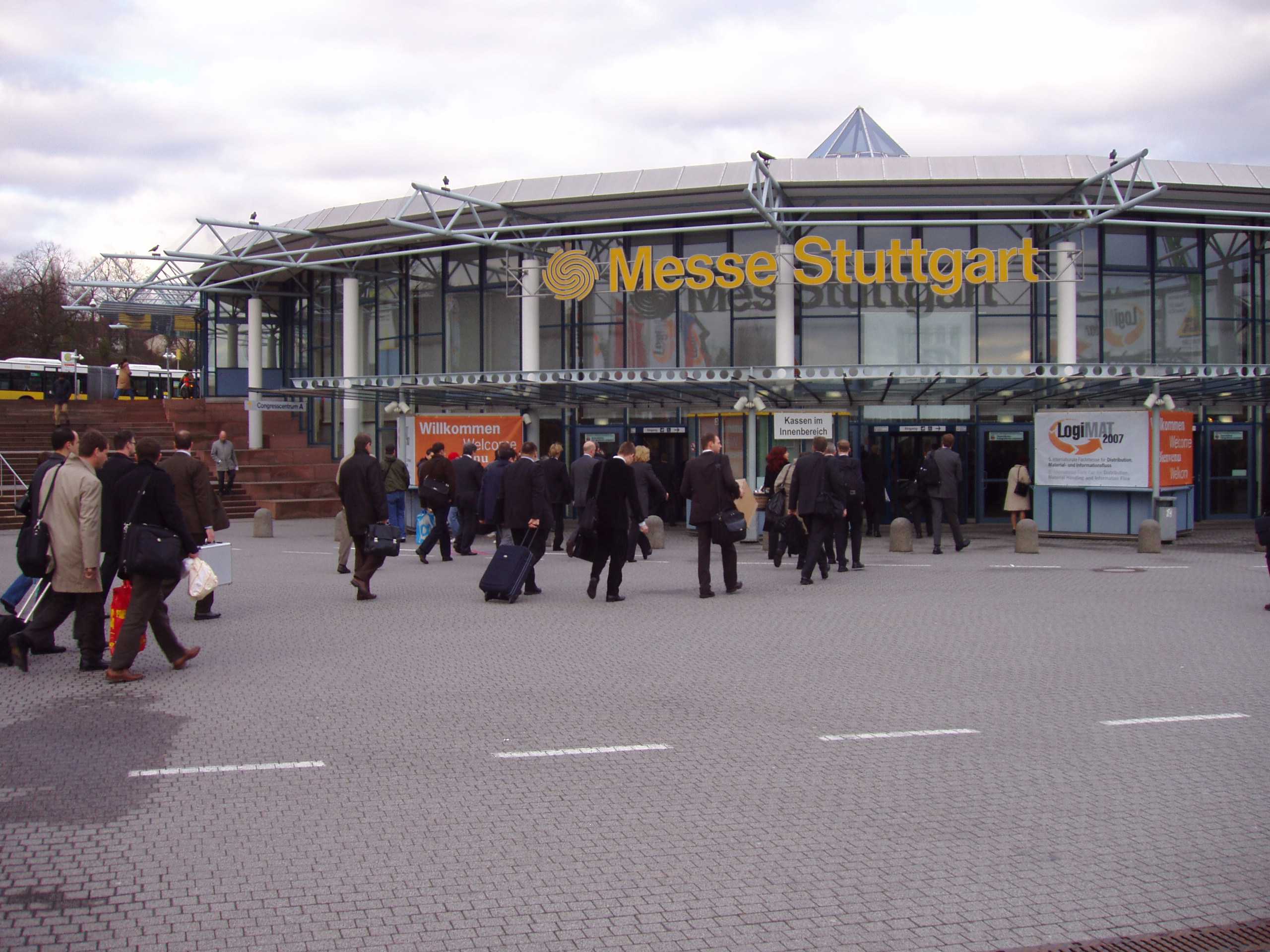 Der Eingang zum Messegelänge am Killesberg im Jahr 2003. (Quelle: Euroexpo GmbH)