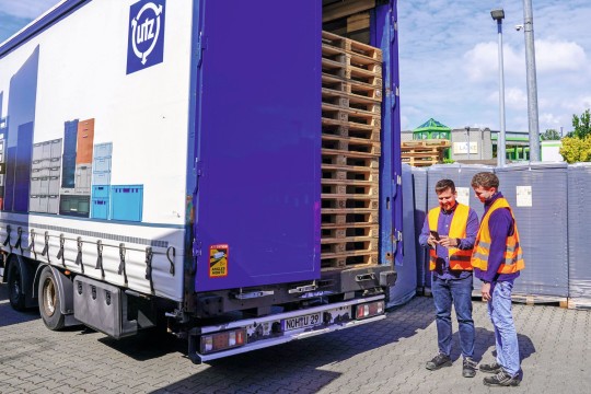 Musste Utz früher mangels Transparenz bis zu zweimal im Monat einen kompletten Lkw mit neuen Europaletten ordern, war dies seit dem Systemstart im gesamten Jahr 2026 bisher nur ein einziges Mal notwendig. Bild: Georg Utz GmbH