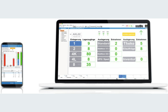 Das WMS „SuPCIS-L8“ von Element Logic für die Lagerautomatisierung. (Bildquelle: Element Logic)