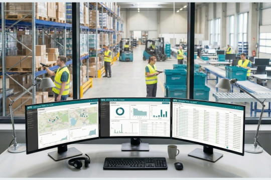 Mit den digitalen Intralogistiklösungen von Bito-Lagertechnik werden alle für einen durchdachten, reibungslosen Materialfluss notwendigen Prozesse übersichtlich planbar, steuerbar und messbar. (Bildquelle: Bito-Lagertechnik)
