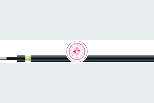 Platz 8: Bis zu 240 Meter pro Minute: Glasfaserleitungen für die Fördertechnik » https://www.technische-logistik.net/node/27034 | Die Glasfaserleitungen „Reeltect Fiber“ und „Festoontec Fiber“ aus dem Portfolio von TKD Kabel sind gemacht für mechanisch anspruchsvolle Anwendungen. (Quelle: TKD Kabel GmbH)