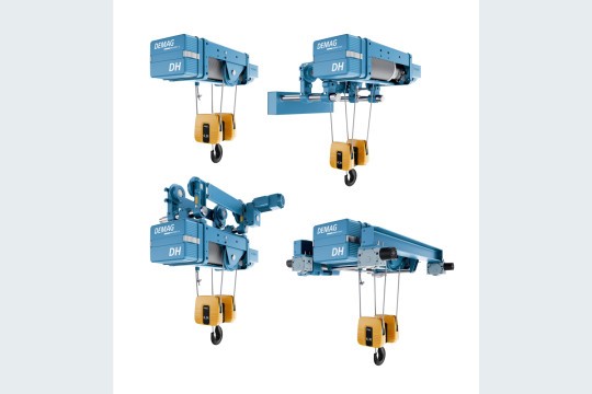 Demag Hubwerk DH in 4 verschiedenen Ausführungen (Bildquelle: Demag)