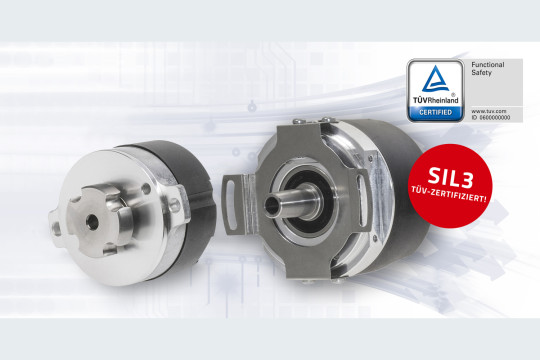 Die Absolutwertgeber „Acuro“ AD37e und ACURO AD58S „Drive-Cliq“ von Hengstler ermöglichen die Konstruktion von Maschinen und Anlagen mit einer hohen Funktionalen Sicherheit. (Quelle: Hengstler GmbH)