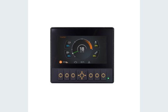 IFM zeigt auf der all about automati-on in Zürich seine Automatisie-rungslösungen für die Industrie, darunter auch das ecomatDisplay CR114x. (Bildquelle: IFM Electronic)
