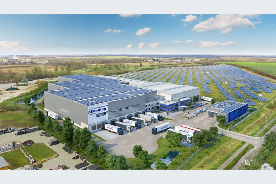 3D-Visualisierung des Multicube Berlin in Herzfelde. Copyright: Pfenning Logistics
