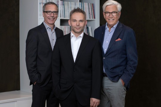 (von links nach rechts): Marc Stanesby, Christof Gerhardy, Stefan Schmersal (Bildquelle: Steute)