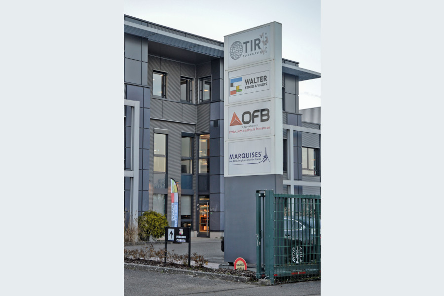 Aus Aluminium fertigt TIR Technologies im elsässischen Kilstett Markisen, Pergolen, Jalousien und Rollläden. Bild: Kasto Maschinenbau GmbH & Co. KG