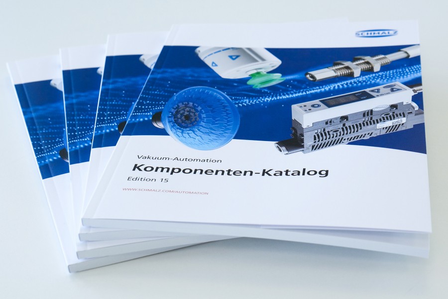 Schmalz legt seinen Produktkatalog für die Vakuum-Automation neu auf.