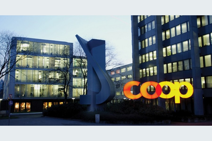 Hauptsitz von Coop in Basel, Schweiz