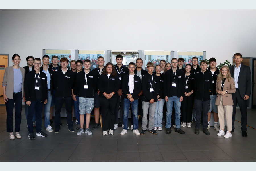 Gruma warmly welcomes its 25 new apprentices at the home location of Friedberg-Derching (Image source: Alicia Werner)