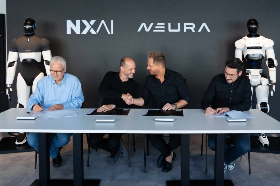 Kooperation unterzeichnet: Neura Robotics und NXAI entwickeln gemeinsam Gedächtnis für kognitive Roboter. (Quelle: Neura Robotics)