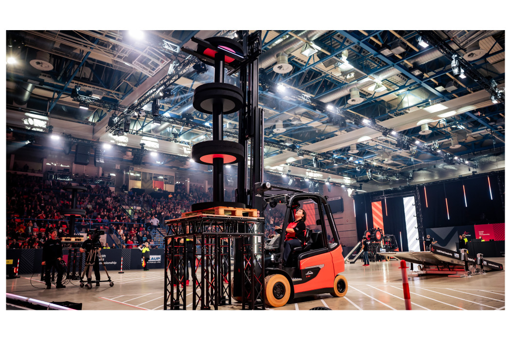 Forklift Cup Finals 2026: Three days of top forklift sports in the Linde MH Arena in Aschaffenburg ... continued with a series of impressions. (Source: Bert Willer Photography)