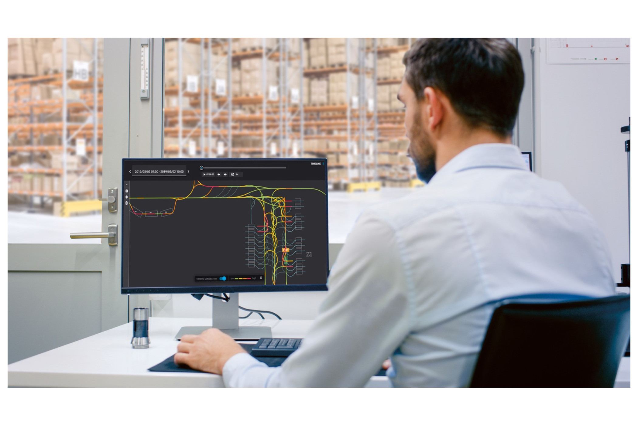 A smart Warehouse Control System (WCS) ensures that even in more complex automation projects, errors, bottlenecks, misrouting, and downtime are avoided. (Source: Still GmbH)