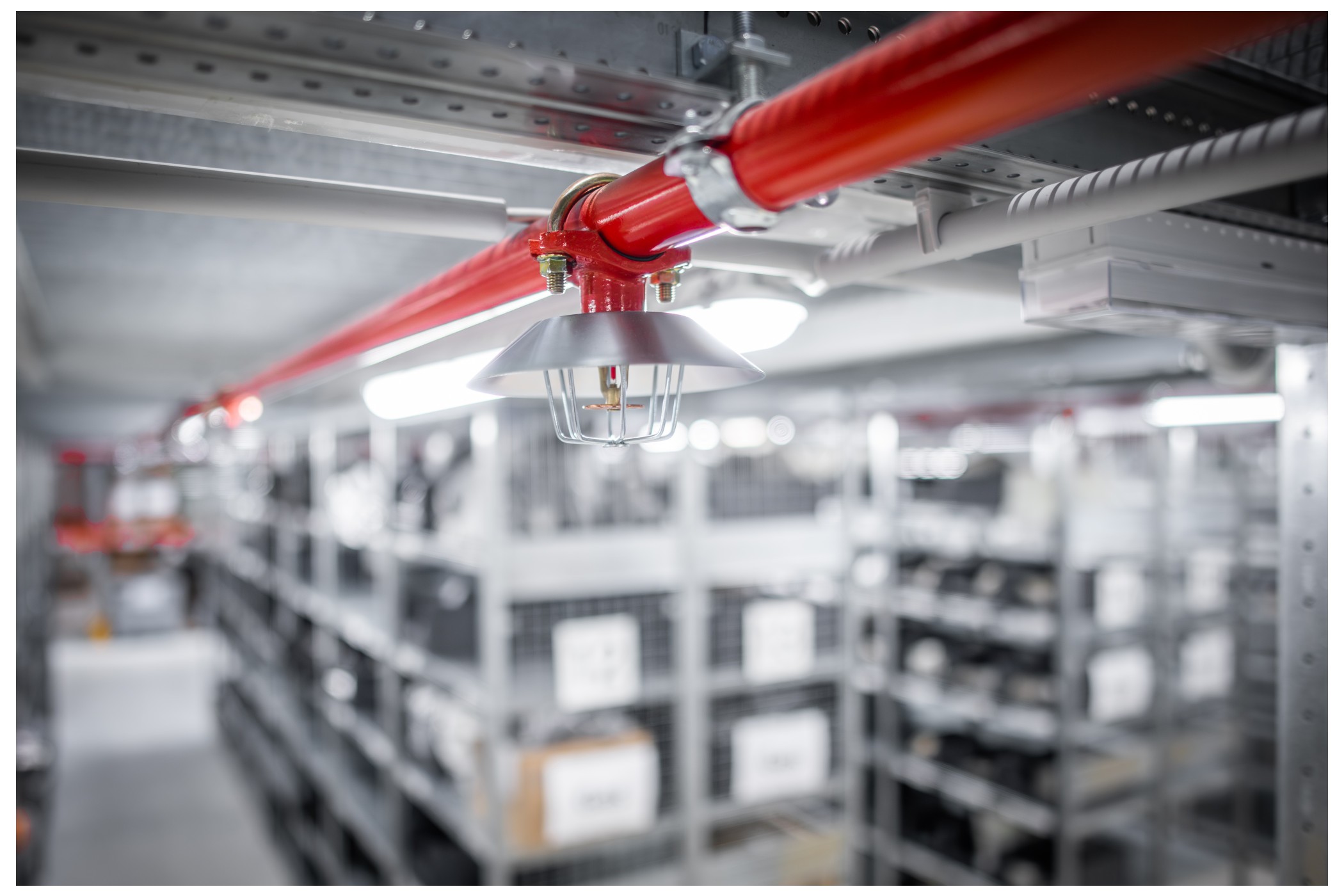 Die neu verbaute und integrierte Sprinkleranlage. (Bildquelle: Meta)