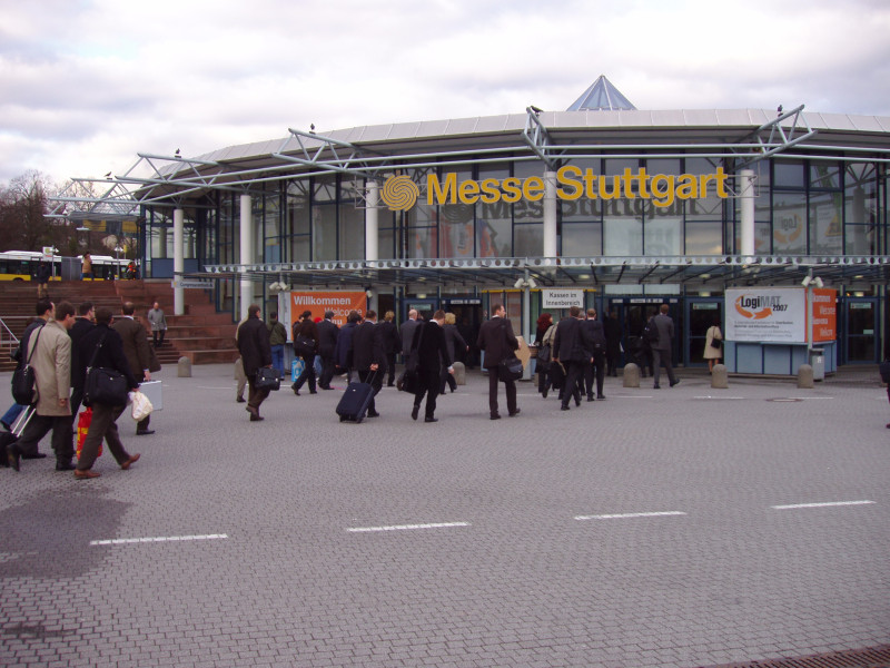 Der Eingang zum Messegelänge am Killesberg im Jahr 2003. (Quelle: Euroexpo GmbH)