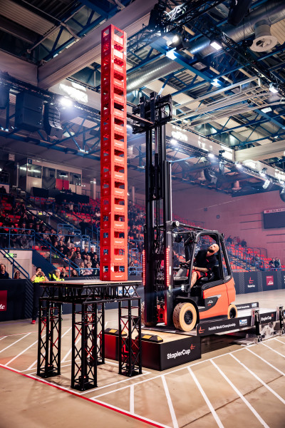 Impressionen von den Stapler Cup Finals 2026 in Aschaffenburg (Quelle: Bert Willer Fotografie)