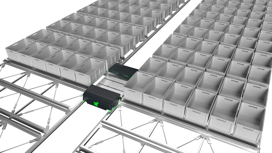 Eine redundante Lift- und Shuttle-Architektur ermöglicht einen stabilen und effizienten Lagerbetrieb auch bei hoher Auslastung. Bild: Rocketsolution 