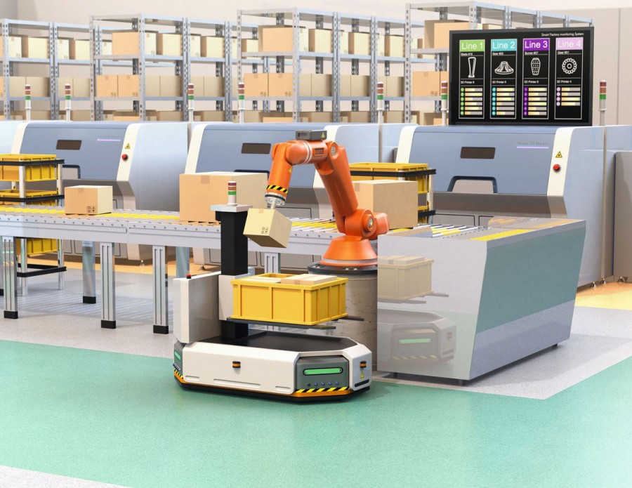 3. In immer mehr Branchen sind heute innovative Vision-Lösungen gefragt. Interessante Möglichkeiten finden sich in der Robotik zum Beispiel bei Pick-and-Place-Anwendungen. (Quelle: Fotolia/Framos)