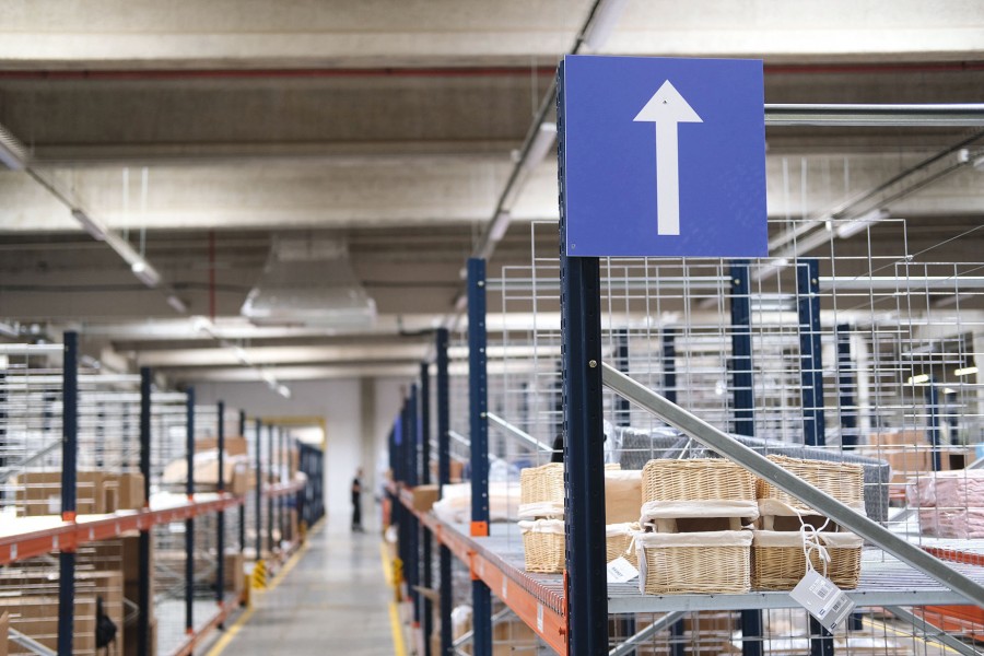 Das Kommissionierunglager für E-Commerce-Artikel. Bild: Körber