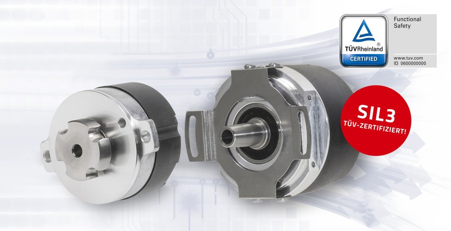 Die Absolutwertgeber „Acuro“ AD37e und ACURO AD58S „Drive-Cliq“ von Hengstler ermöglichen die Konstruktion von Maschinen und Anlagen mit einer hohen Funktionalen Sicherheit. (Quelle: Hengstler GmbH)